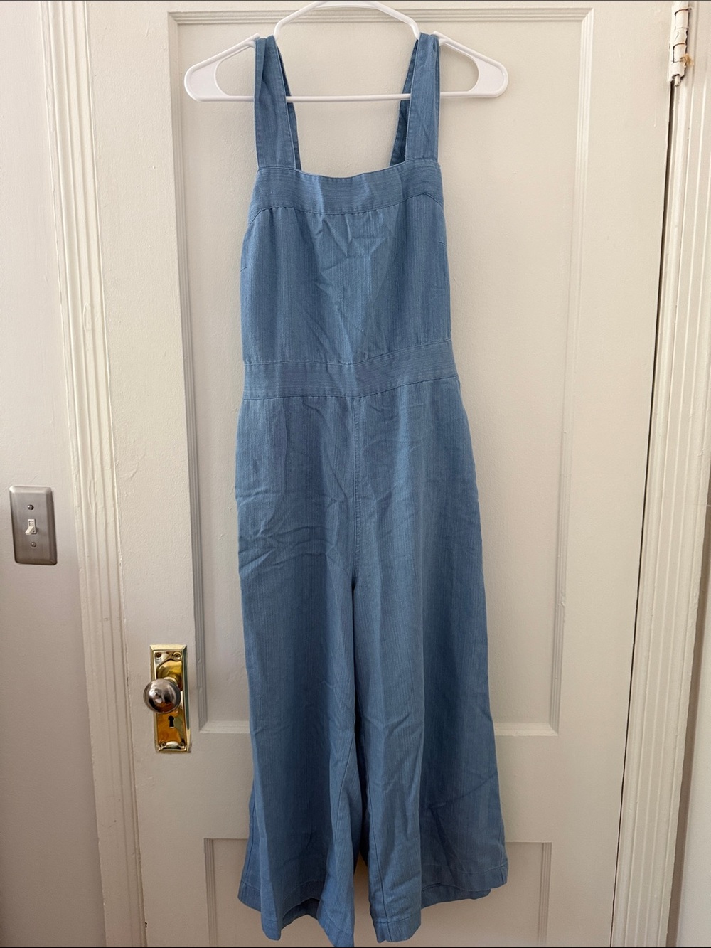 Renamed Wide-Leg Denim Jumpsuit